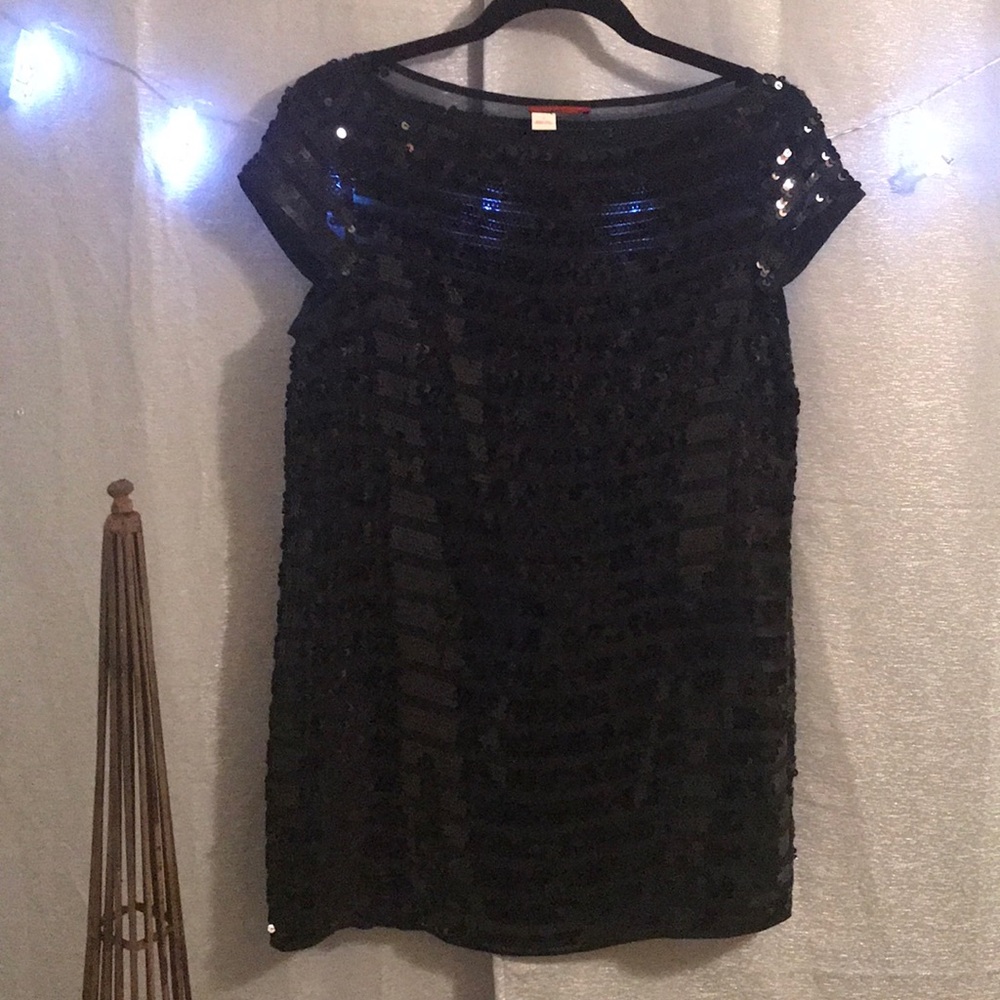 Sequined black dress/tunic